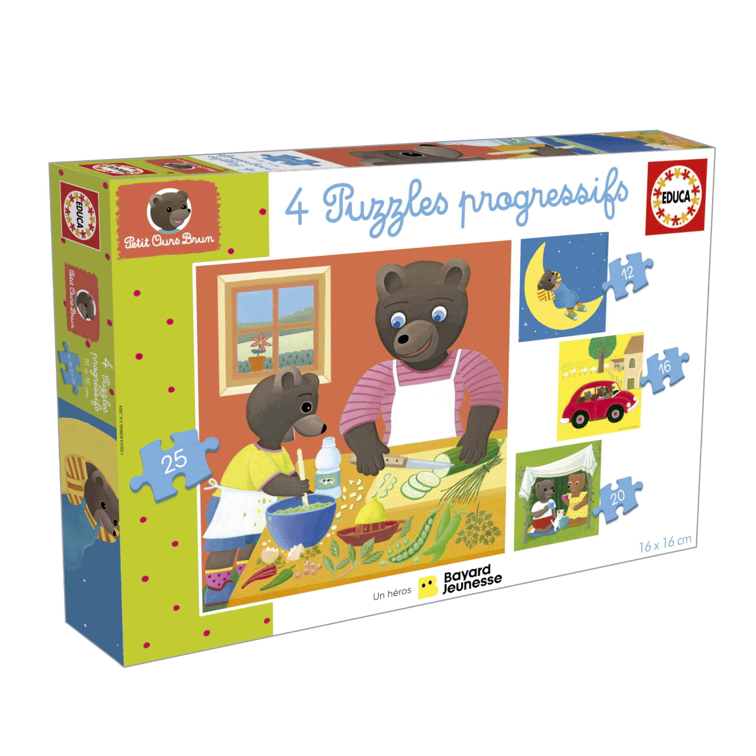 educa-19884-kleiner-braunb-r-kinderpuzzle-4er-set-12-25-teile image 3