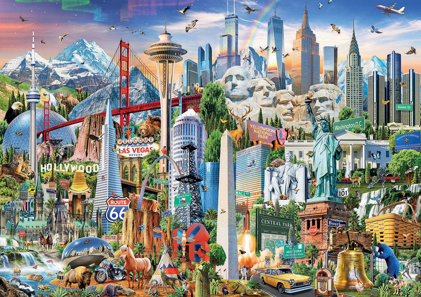 educa-wahrzeichen-amerika-puzzle-1500-teile-85x60-cm image 2