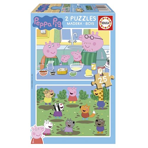 educa-peppa-pig-19995-holzpuzzle-set-2x25-teile-ab-4-j image 7