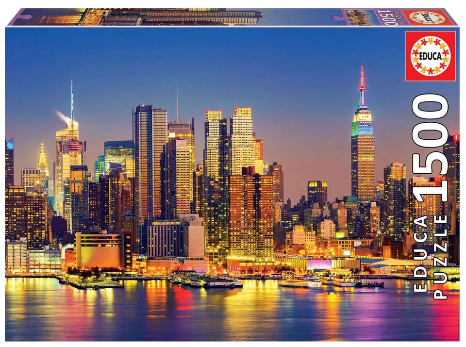 educa-18466-manhattan-bei-nacht-puzzle-1500-teile image 1