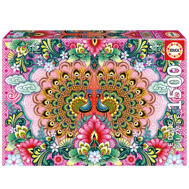 educa-pfauen-bengal-19942-puzzle-1500-teile-85x60-cm-ab-14 image 1