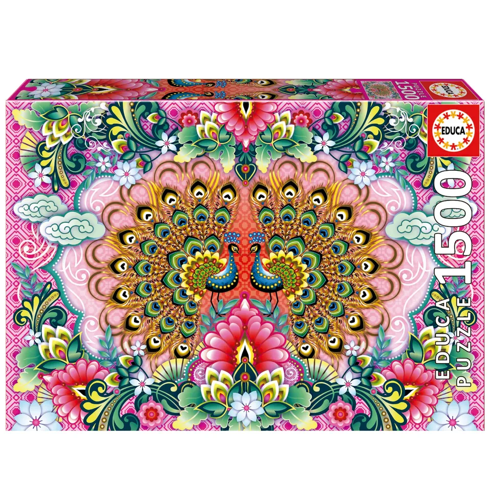 educa-pfauen-bengal-19942-puzzle-1500-teile-85x60-cm-ab-14 image 1