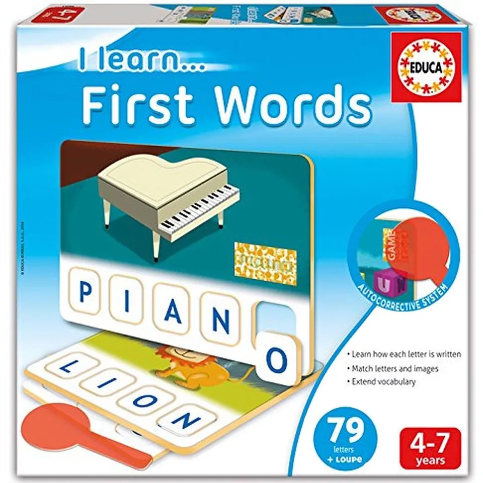 educa-i-learn-erste-w-rter-16417-lernspiel-19-w-rter-lupe image 1