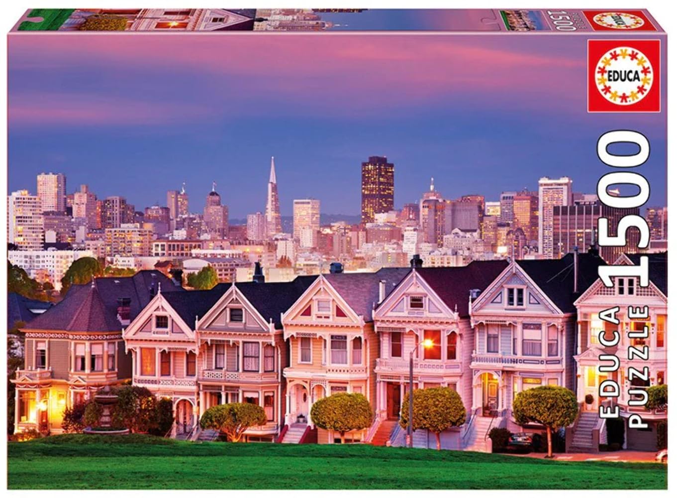 educa-17119-painted-ladies-puzzle-1500-teile-san-francisco image 2