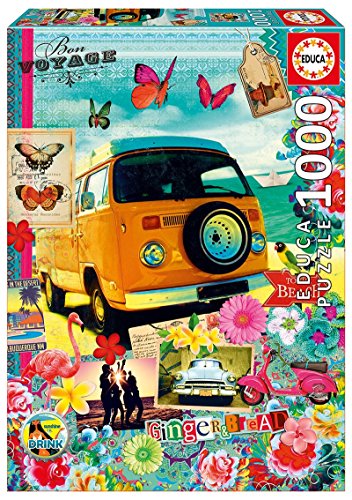educa-17103-bon-voyage-puzzle-1000-teile-68x48-cm-reise image 2