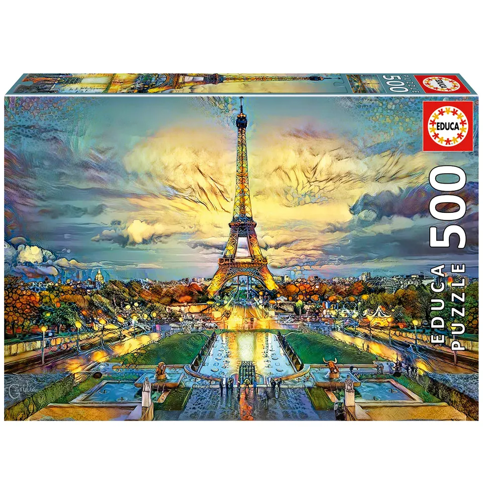 educa-19621-eiffelturm-500-teile-puzzle-paris-gavidia-48x34 image 1