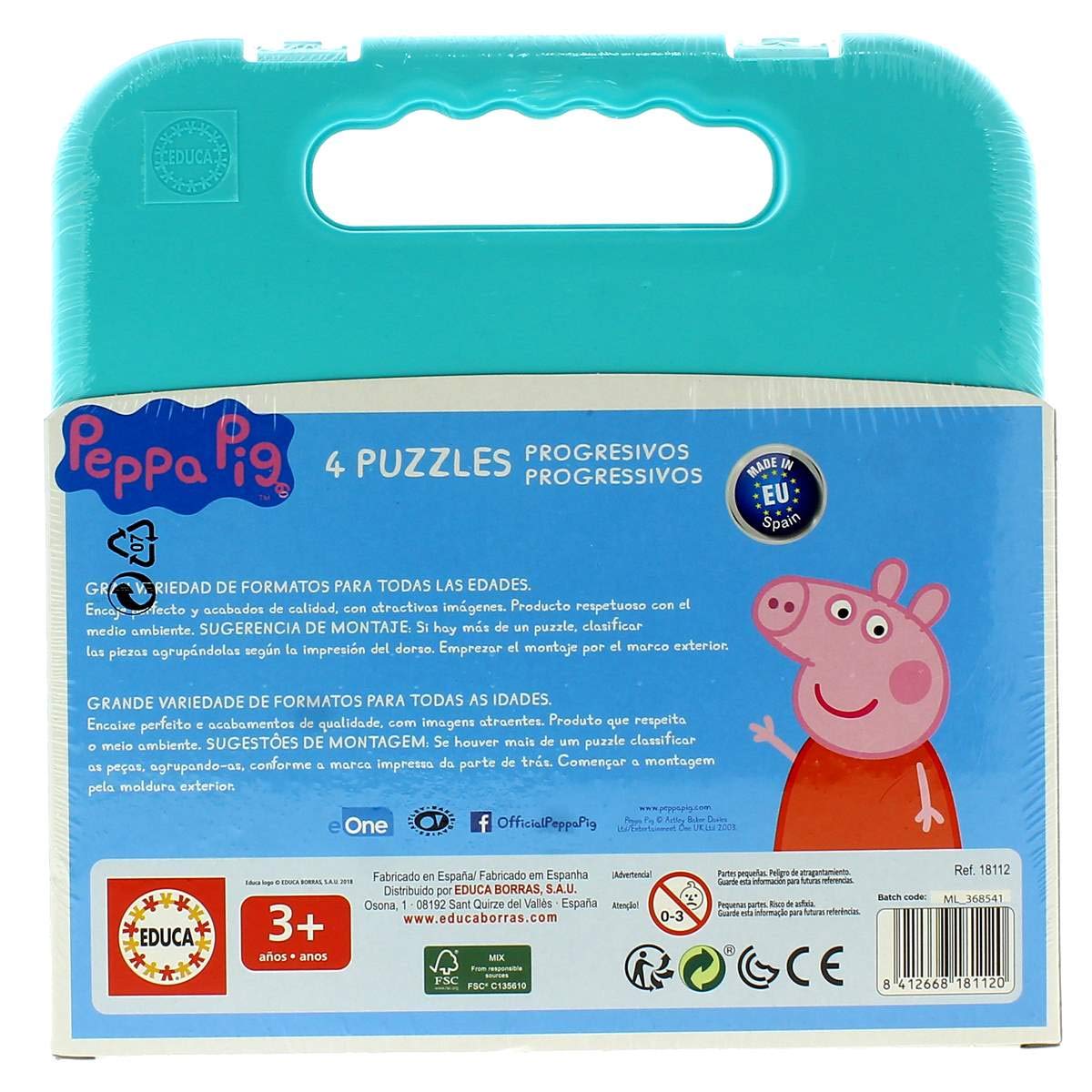 educa-peppa-wutz-koffer-kinderpuzzle-6-16-teile-ab-3-jahren image 3