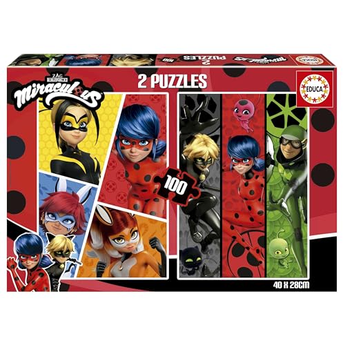 educa-19969-ladybug-kinderpuzzle-2x100-40x28-ab-6 image 6