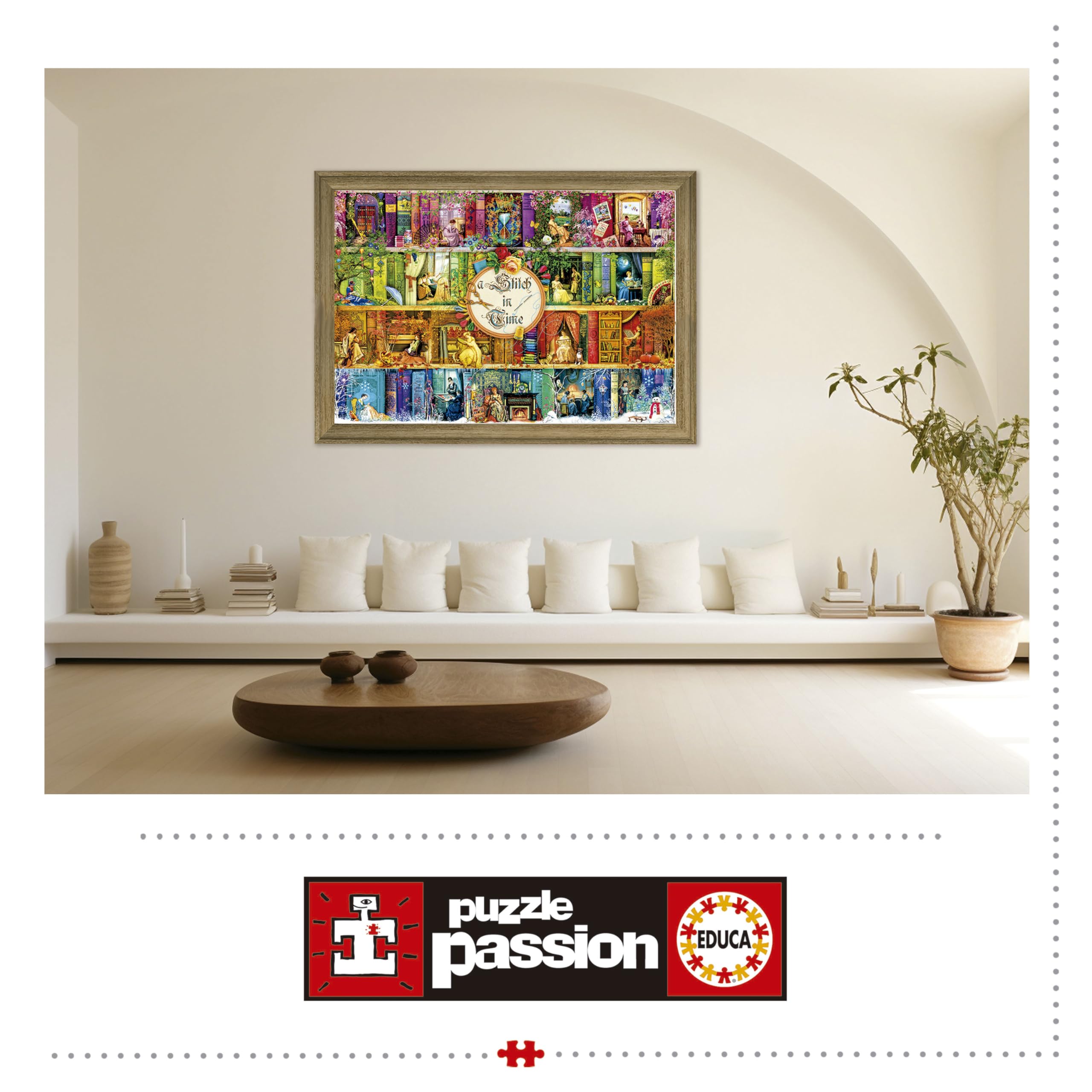educa-a-stitch-in-time-19946-puzzle-3000-teile-natur image 4