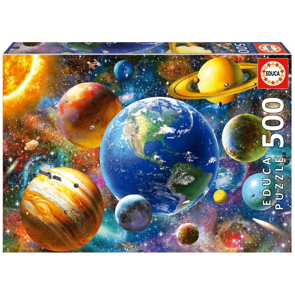 educa-sonnensystem-18449-puzzle-500-teile-planeten image 1