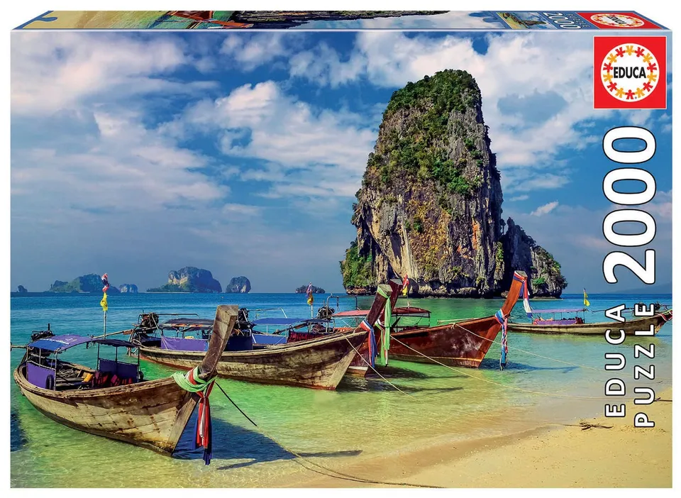 educa-18007-krabi-puzzle-2000-teile-thailand-strand-ab-12 image 1