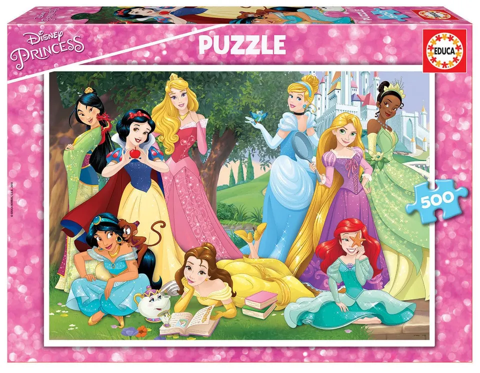 educa-disney-prinzessinnen-puzzle-500-teile-ab-11-jahren image 1