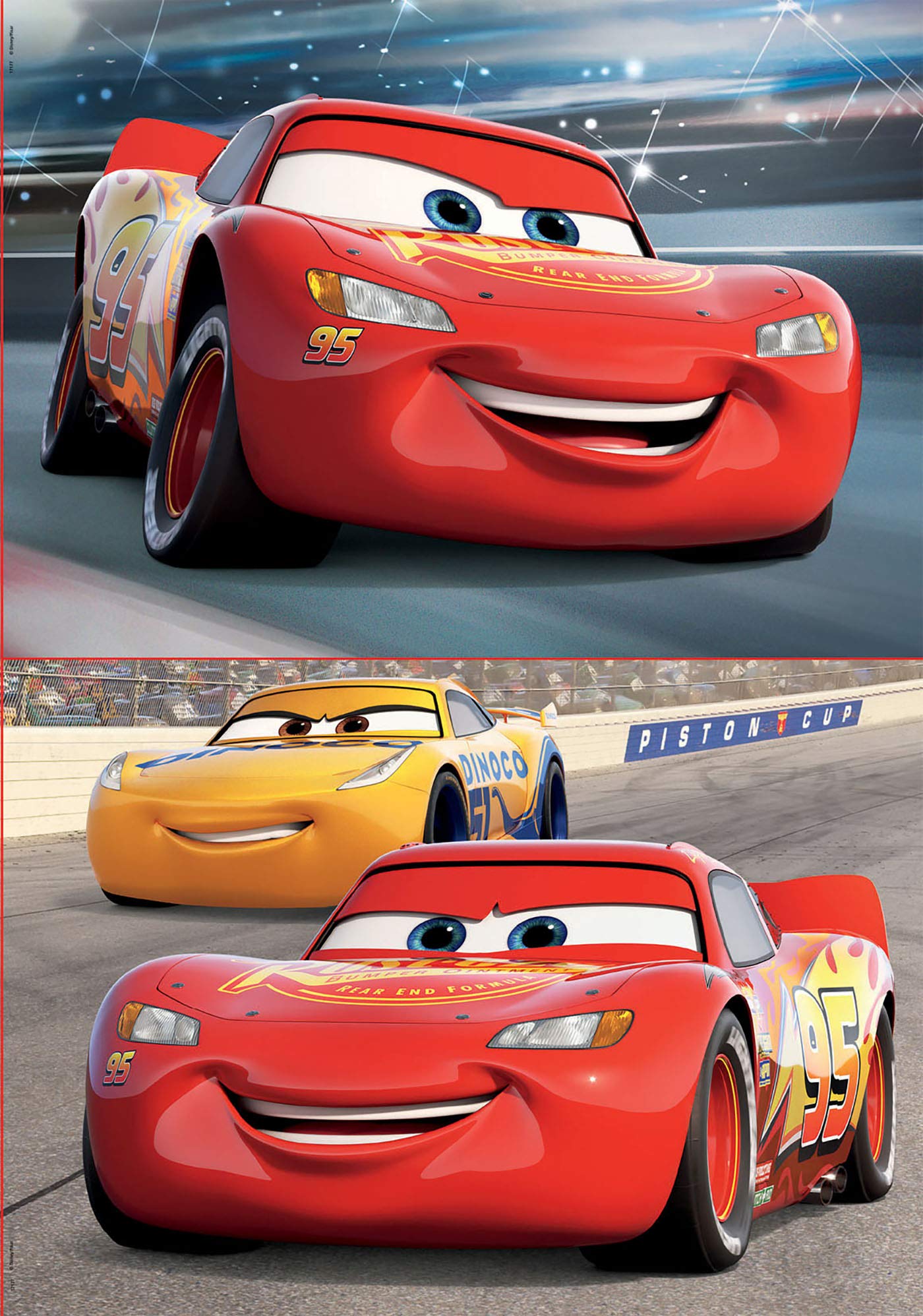 educa-cars-3-2x48-kinderpuzzle-lightning-mcqueen-ab-4-jahren image 2