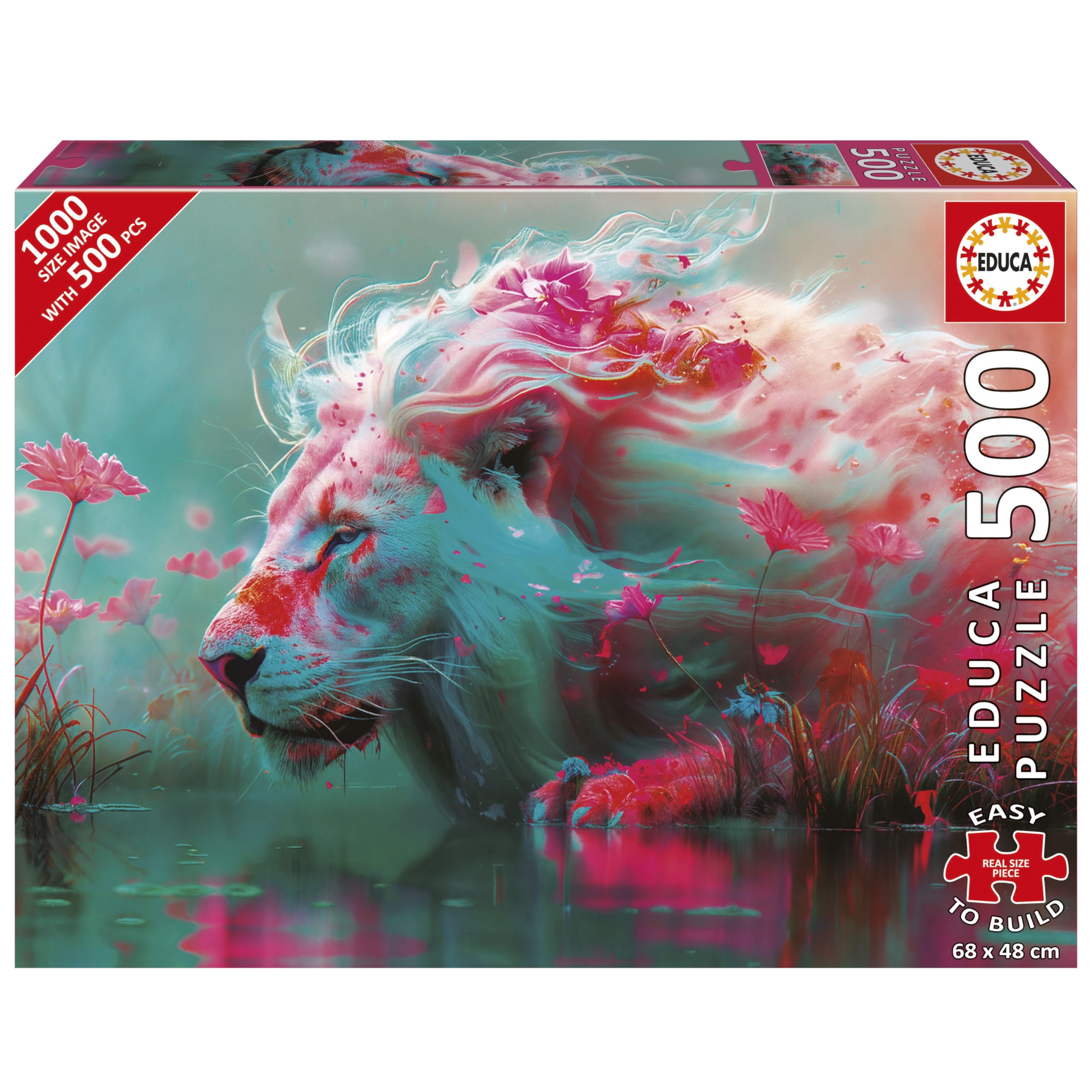 educa-k-nig-der-blumen-20234-puzzle-500-teile-mit-kleber image 1