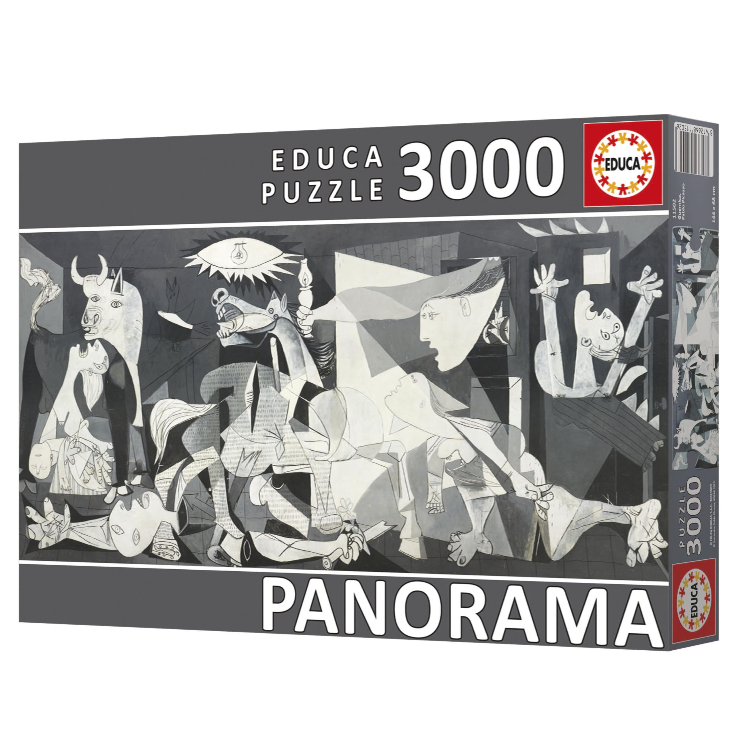 educa-guernica-11502-3000-teile-puzzle-panorama-kubistisch image 2