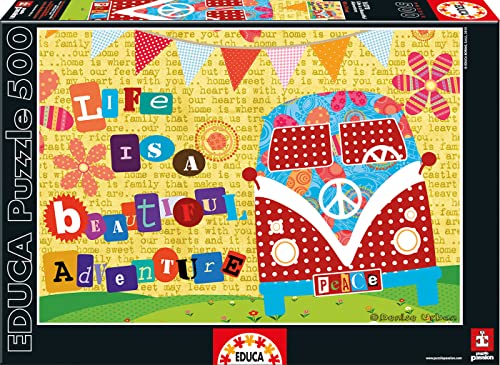 educa-16278-life-is-a-beautiful-adventure-puzzle-500-teile-mit-kleber image 5