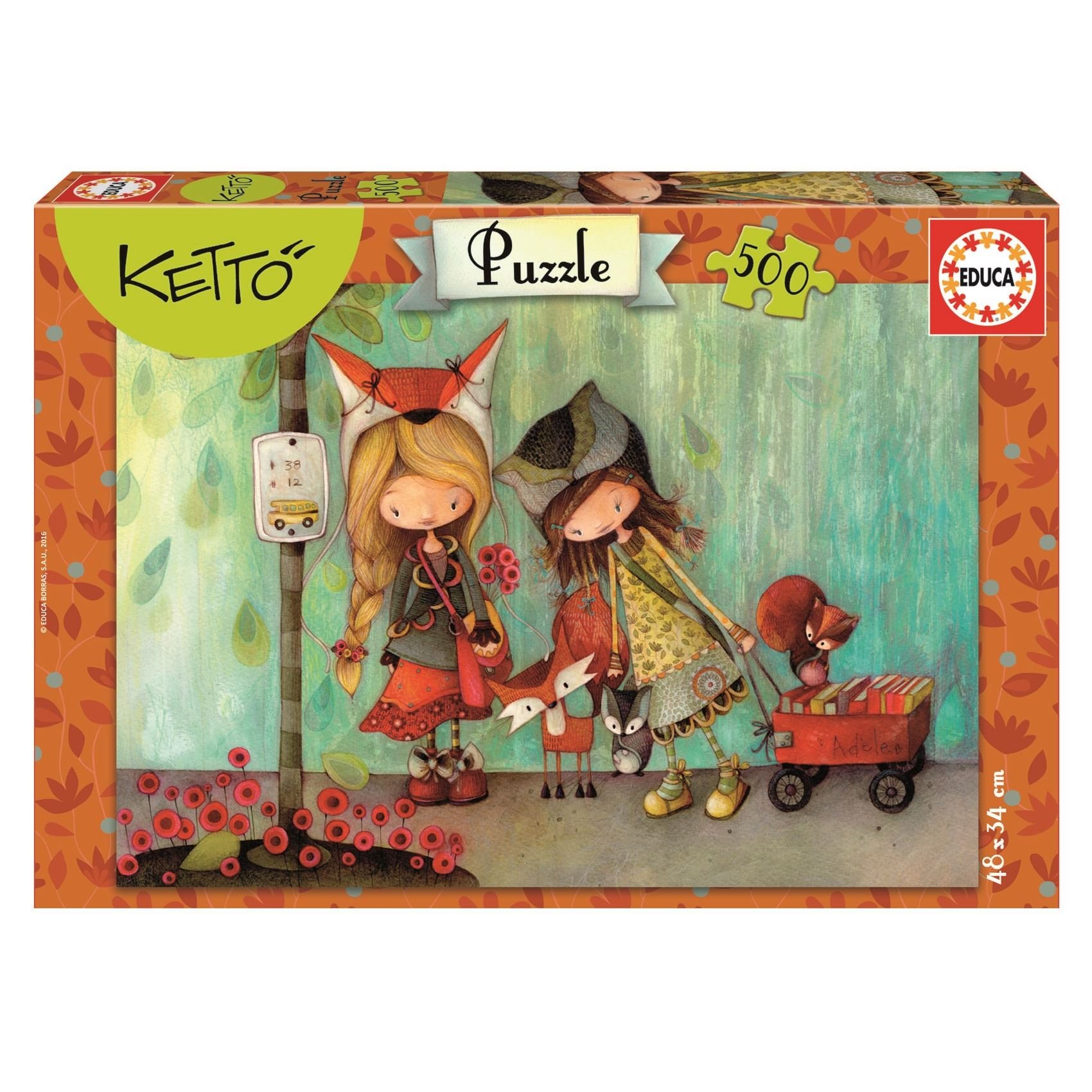 educa-16740-kett-adele-puzzle-500-teile-48x34-cm image 1