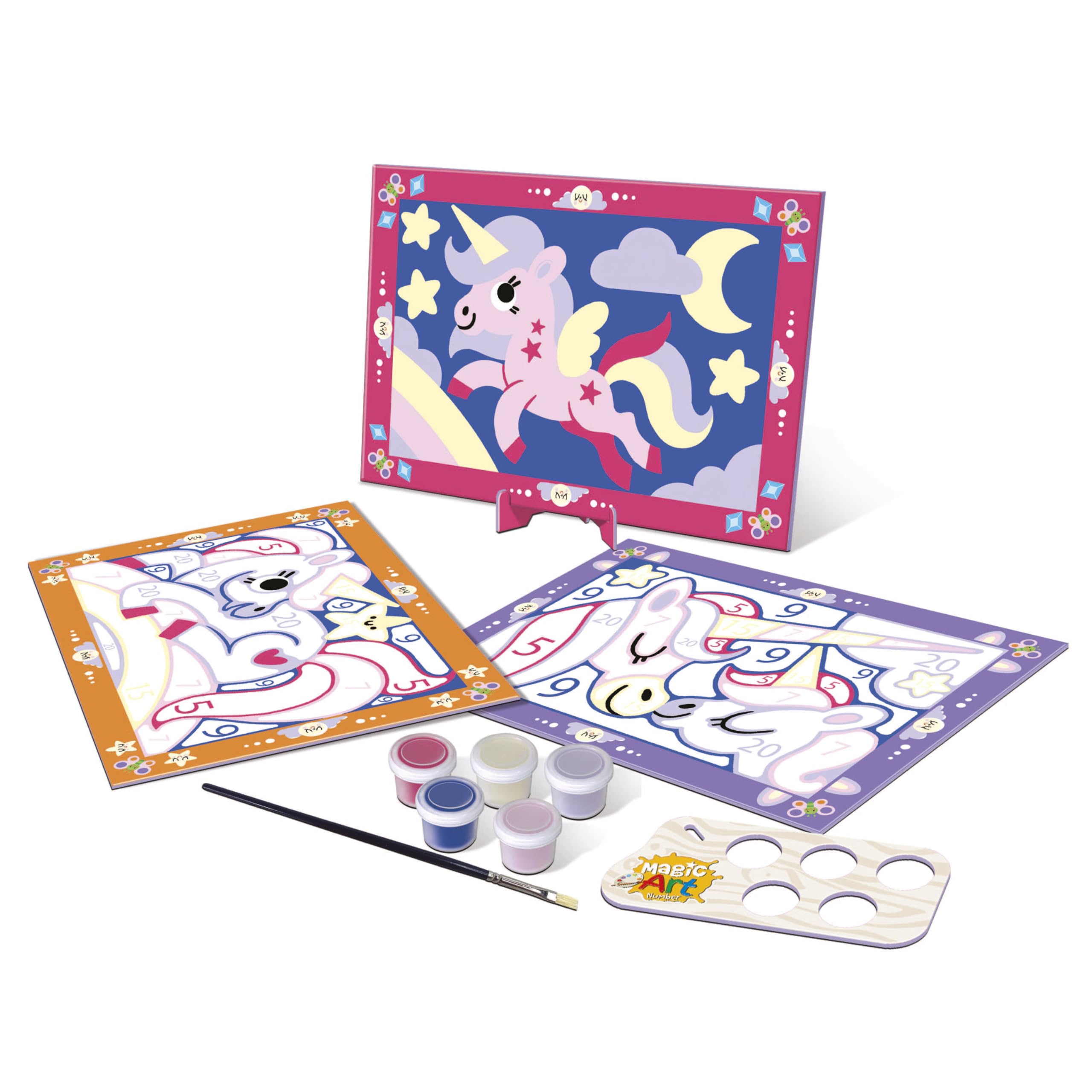 educa-magic-art-number-einhorn-malset-malen-nach-zahlen-ab-4 image 2
