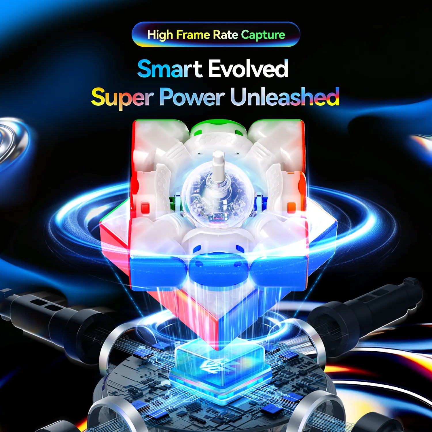gan-16-ui-maglev-max-smart-cube-3x3-uv-coated image 3
