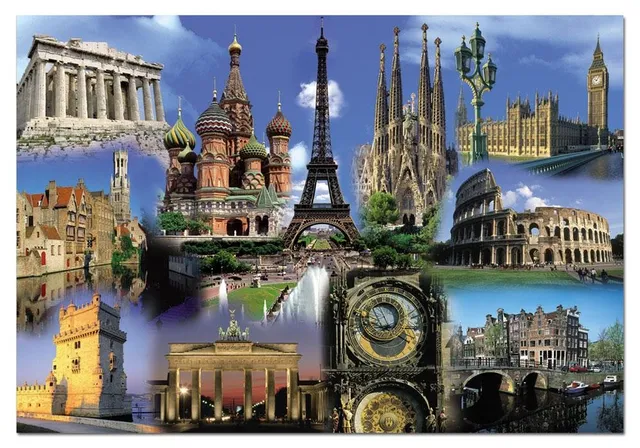 educa-europa-collage-puzzle-2000-teile-mit-kleber image 1