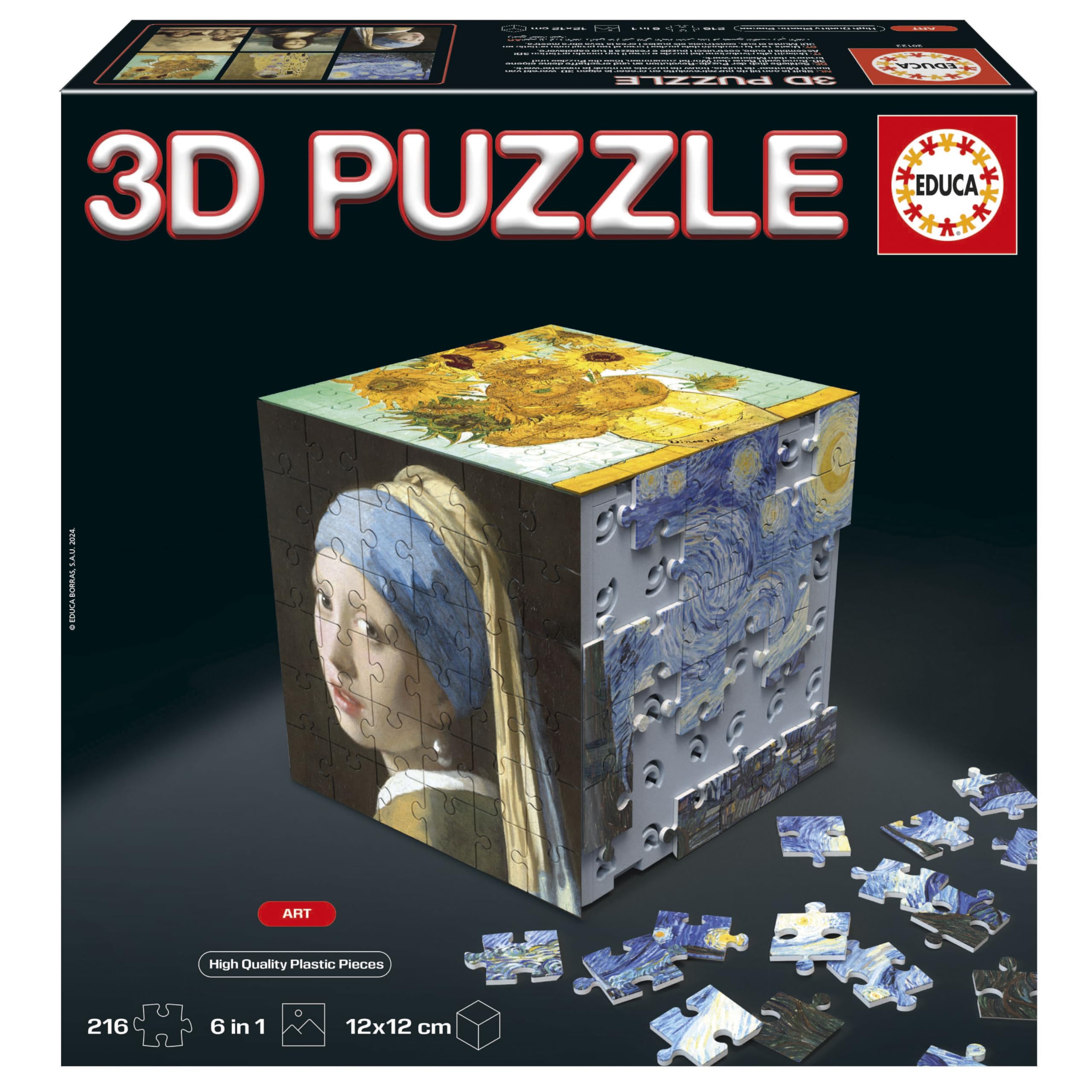educa-3d-puzzle-w-rfel-art-aesthetic-216-teile-ab-6-jahren image 1