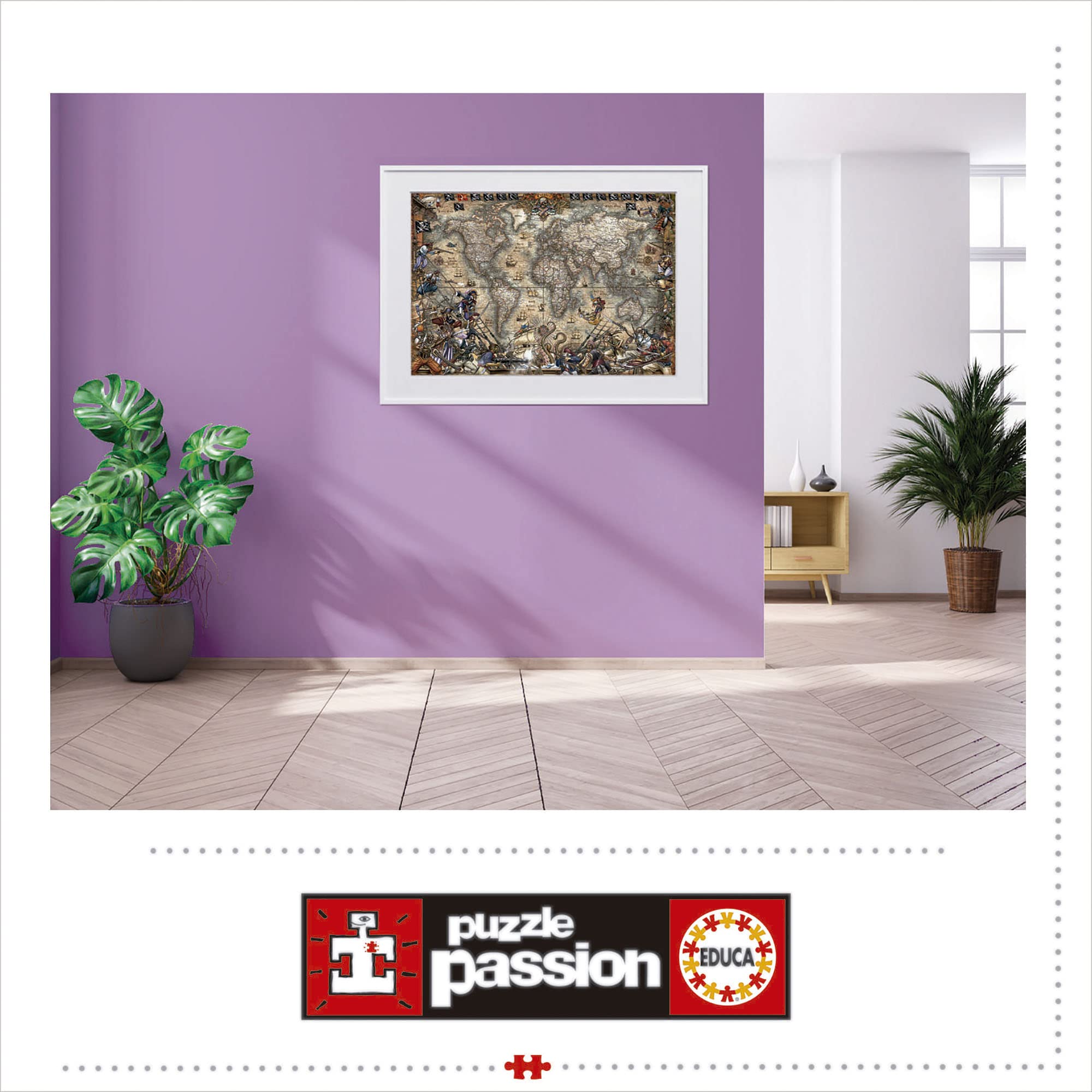 educa-piraten-weltkarte-18008-puzzle-2000-teile-ab-12-jahren image 3