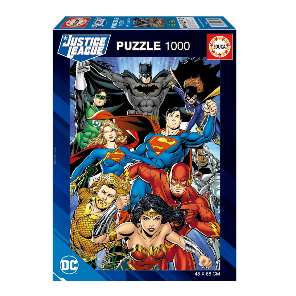educa-justice-league-19935-puzzle-1000-teile-ab-14-jahren image 1