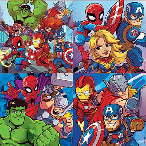 educa-marvel-super-heroe-18647-kinderpuzzle-4in1-12-25-teile image 6