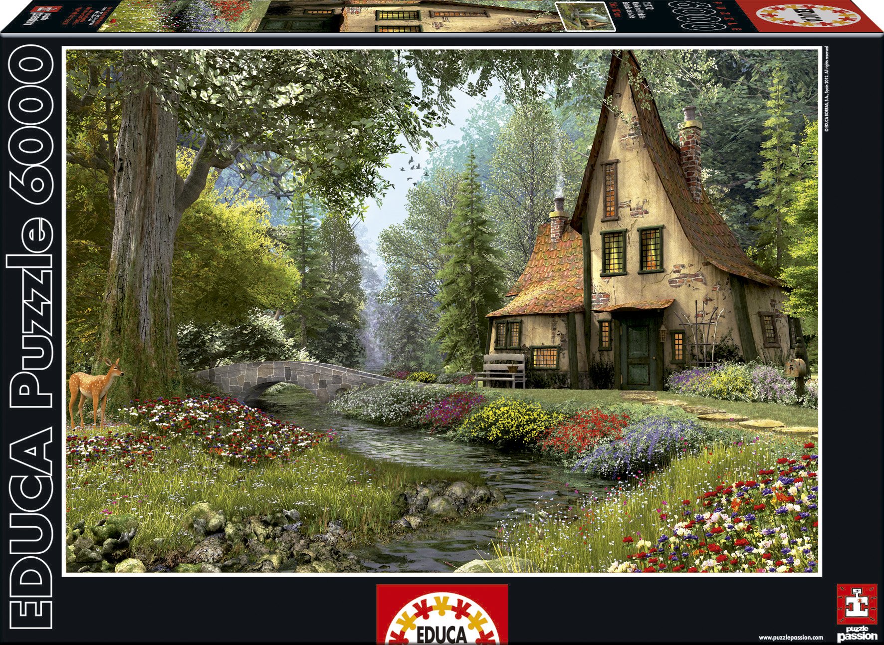 educa-15543-puzzle-m-rchen-cottage-6000-teile image 1
