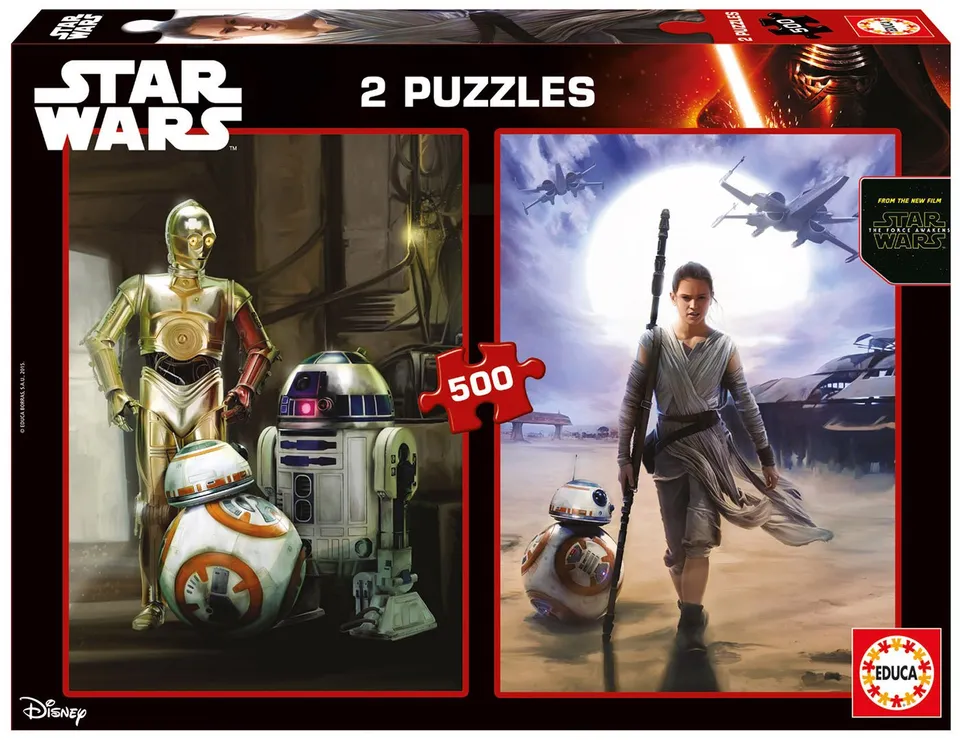 educa-16523-star-wars-puzzle-2x500-teile-episode-vii image 1