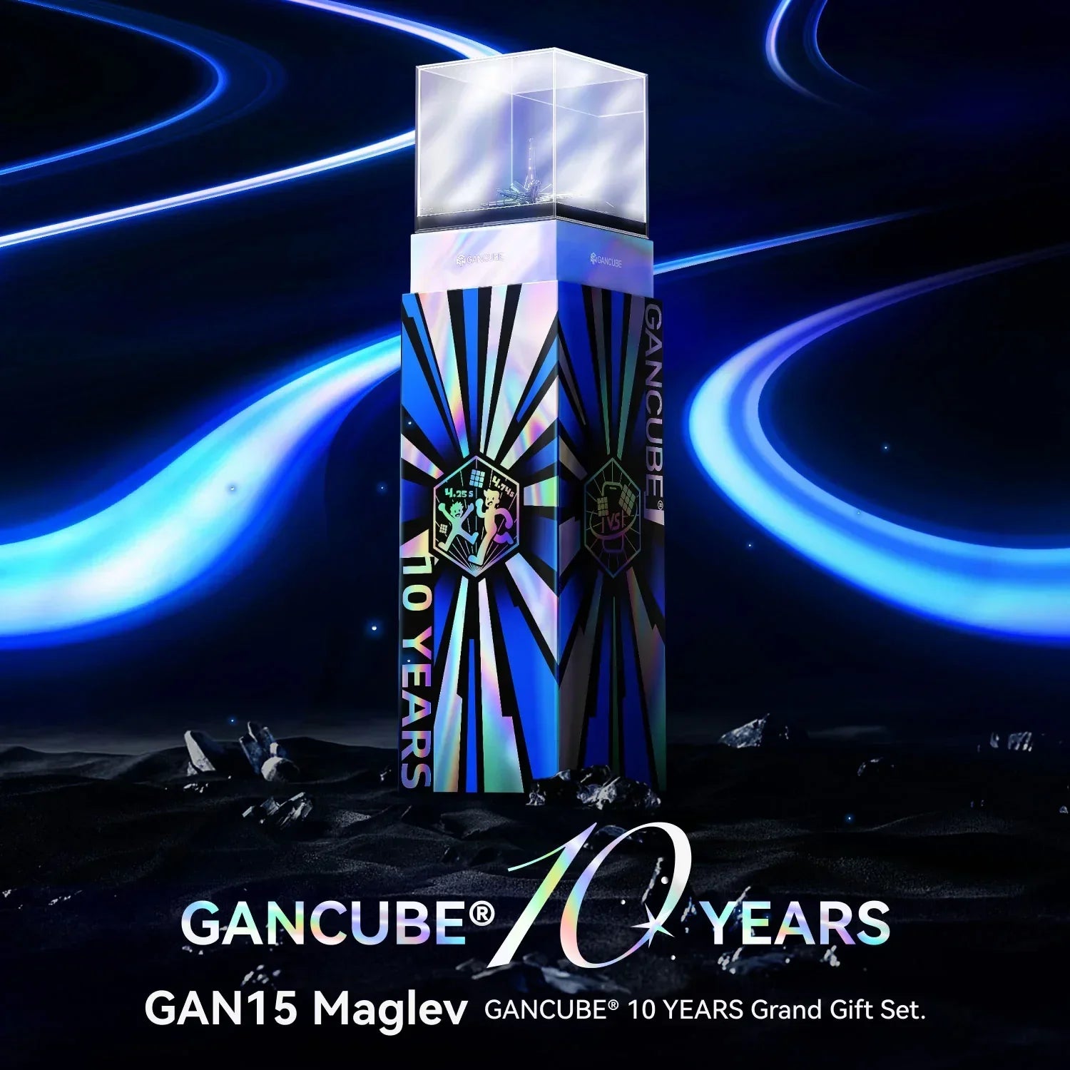 gan-gan15-maglev-3x3-speedcube-ten-years-gift-set-magnetisch image 2