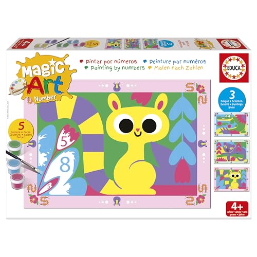 educa-magic-art-number-20403-dschungeltiere-malen-nach-zahlen-ab-6-j image 7