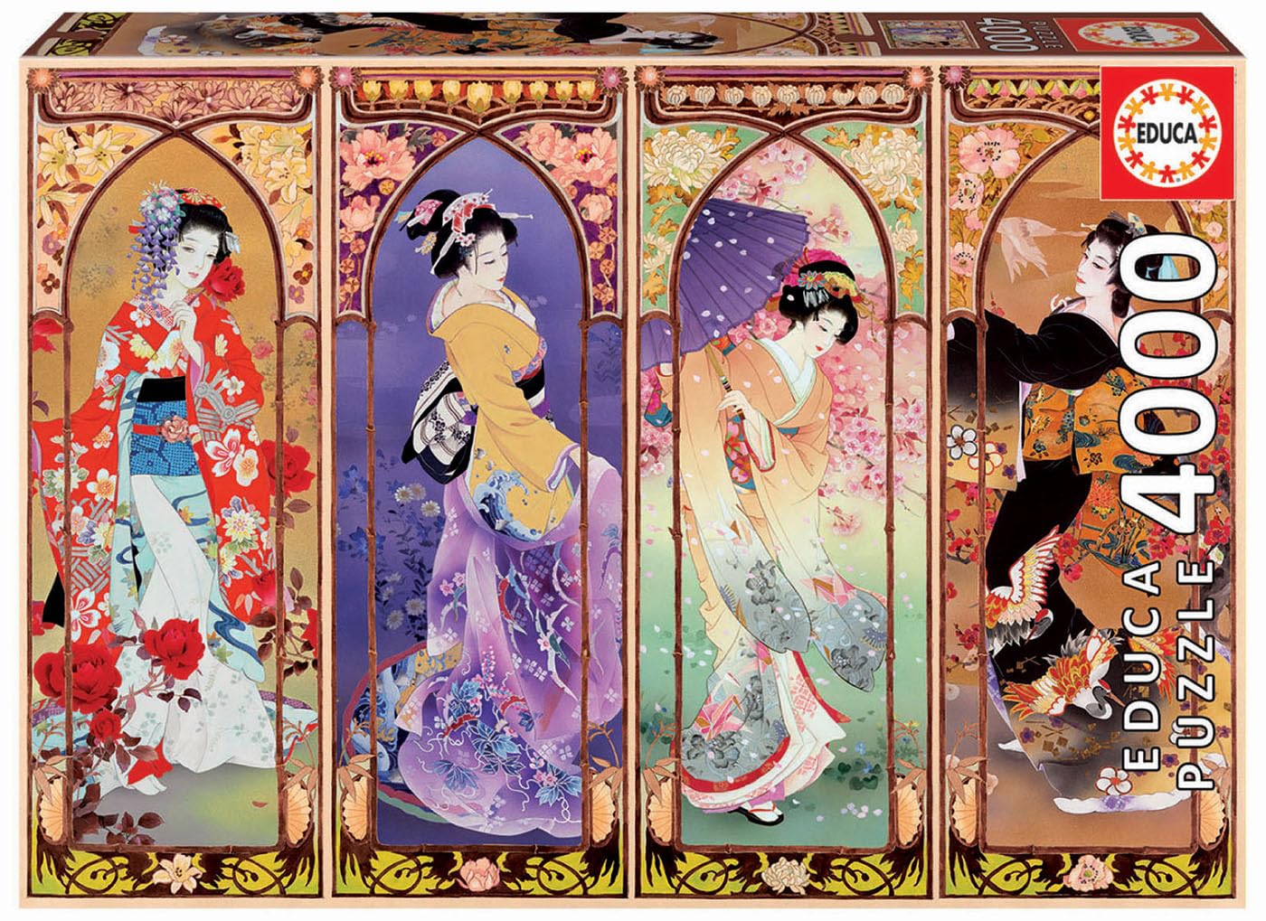 educa-japanische-collage-19055-puzzle-4000-teile-geisha image 1