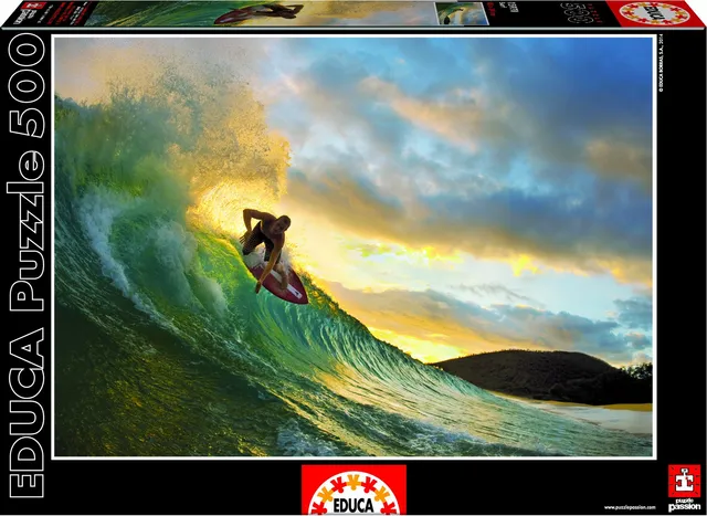 educa-15970-surfen-puzzle-500-teile-sommer image 1