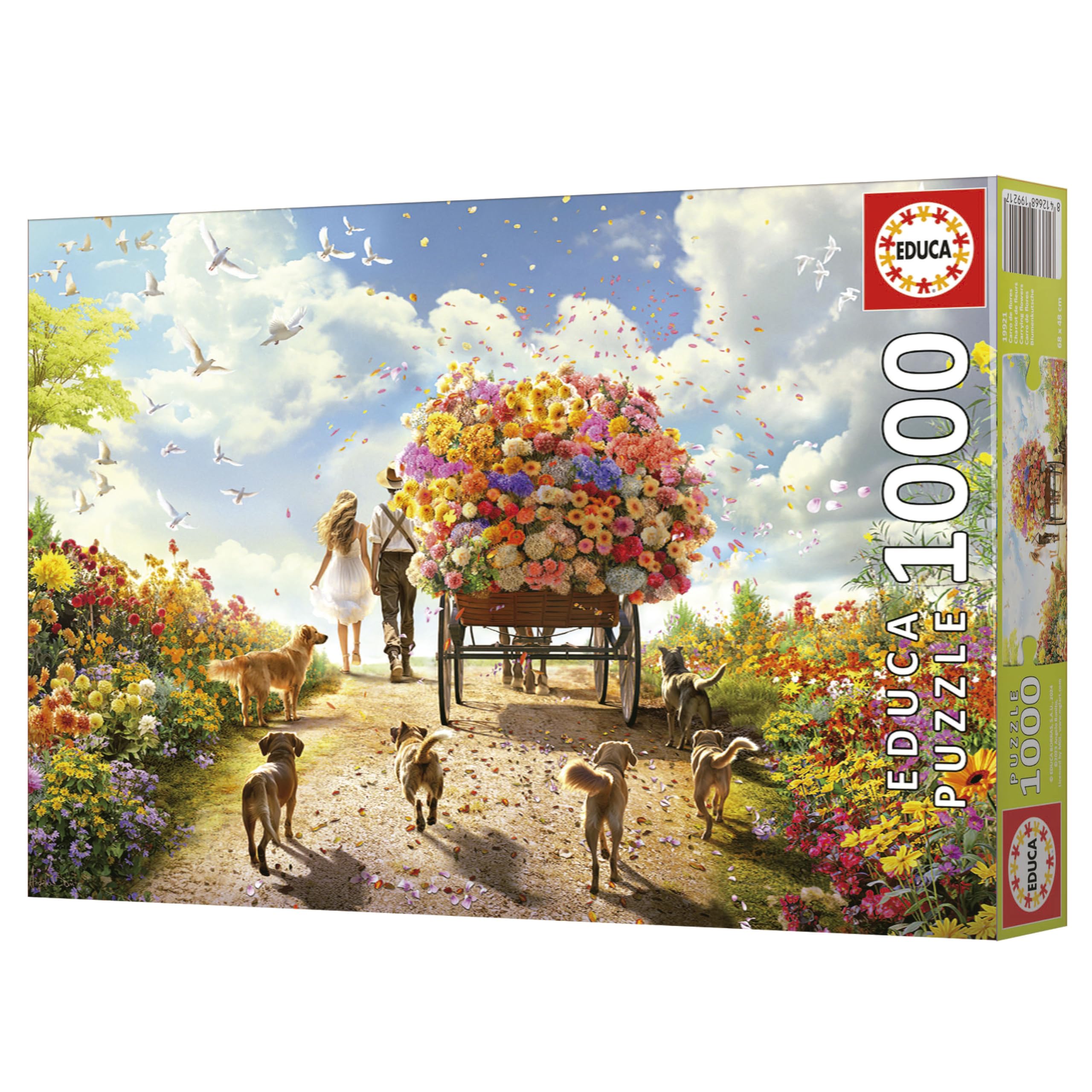 educa-blumenkutsche-1000-teile-puzzle-blumen-68x48-cm image 6