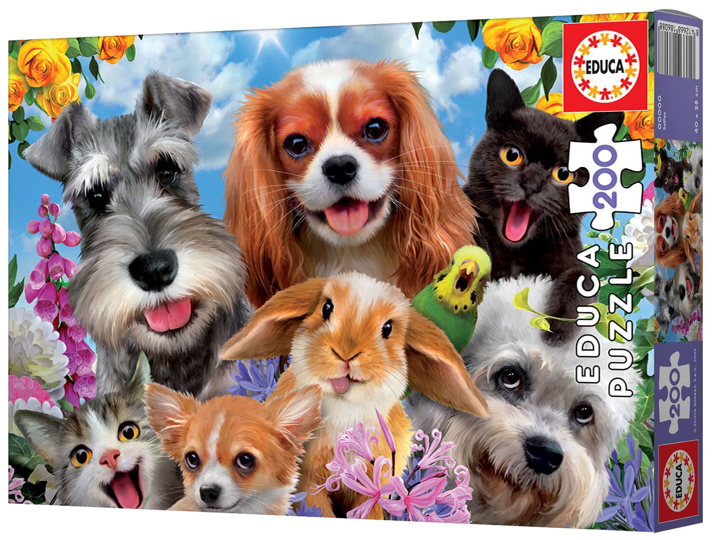 educa-selfie-haustierparade-19293-puzzle-200-teile-ab-6 image 5