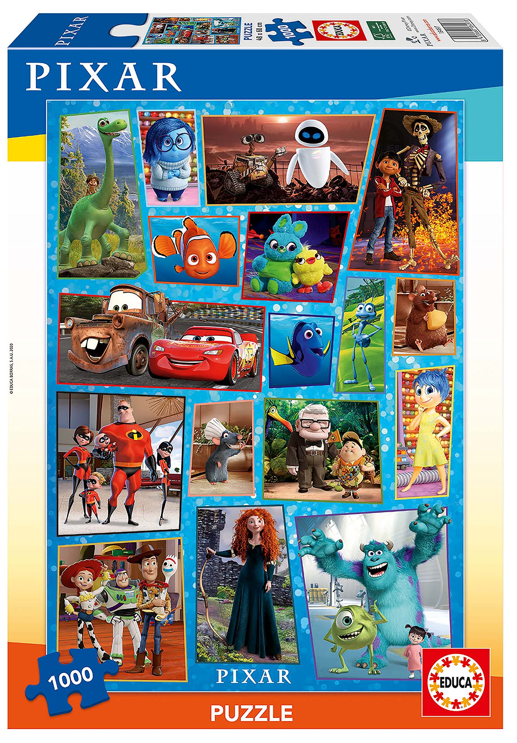 educa-mickey-kunstgalerie-puzzle-1000-teile-disney-pixar-68x48 image 3