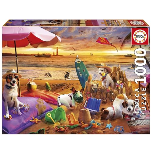 educa-hunde-am-strand-puzzle-1000-teile-68x48-cm image 6