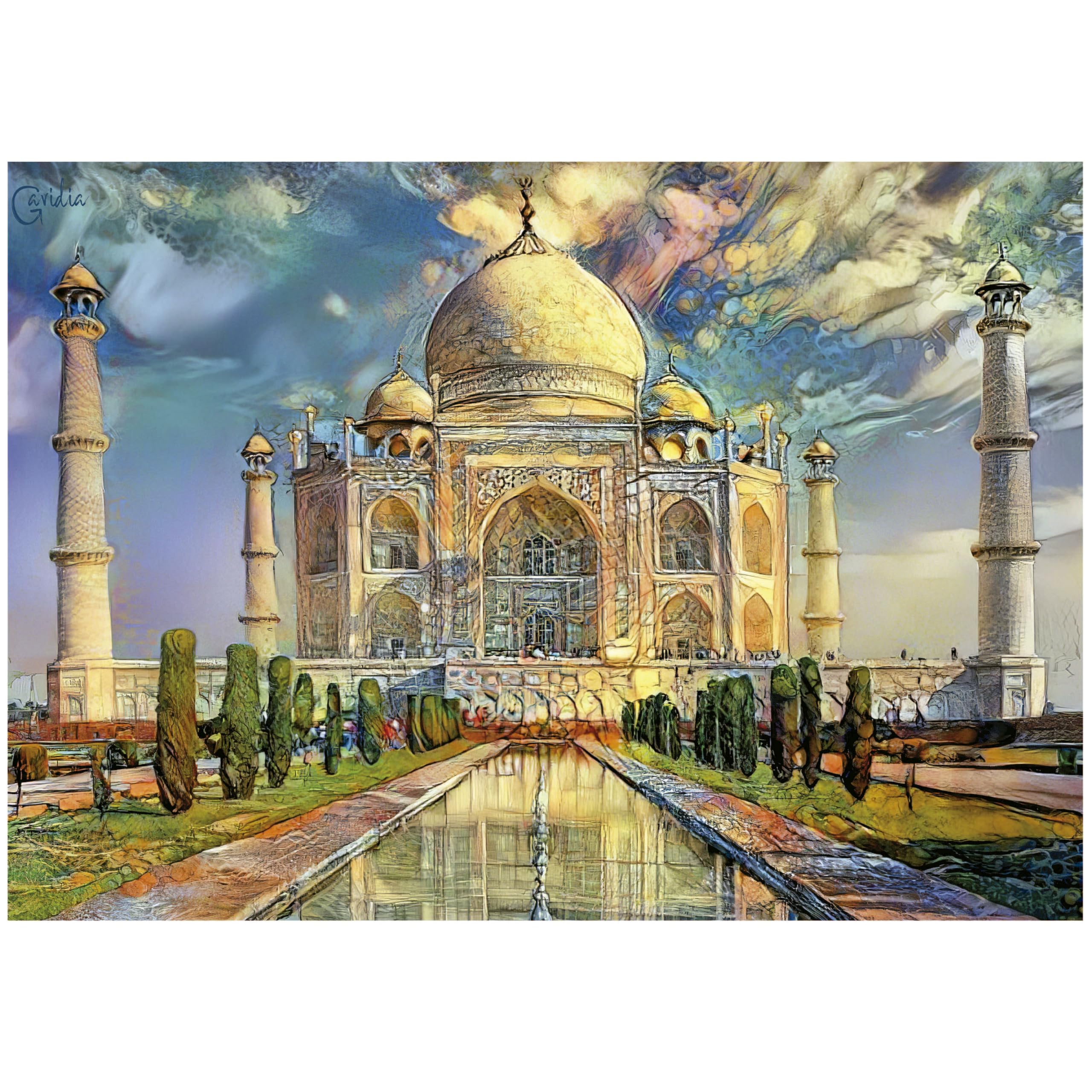 educa-19613-taj-mahal-puzzle-1000-teile-68x48-indien image 3