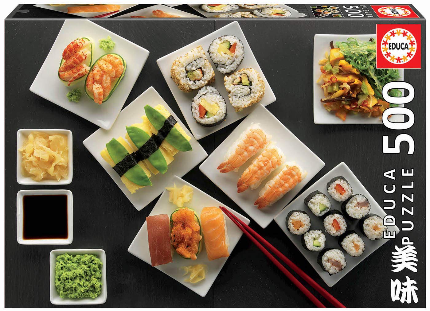educa-sushi-puzzle-500-teile-48x34-cm-ab-10-jahren image 1