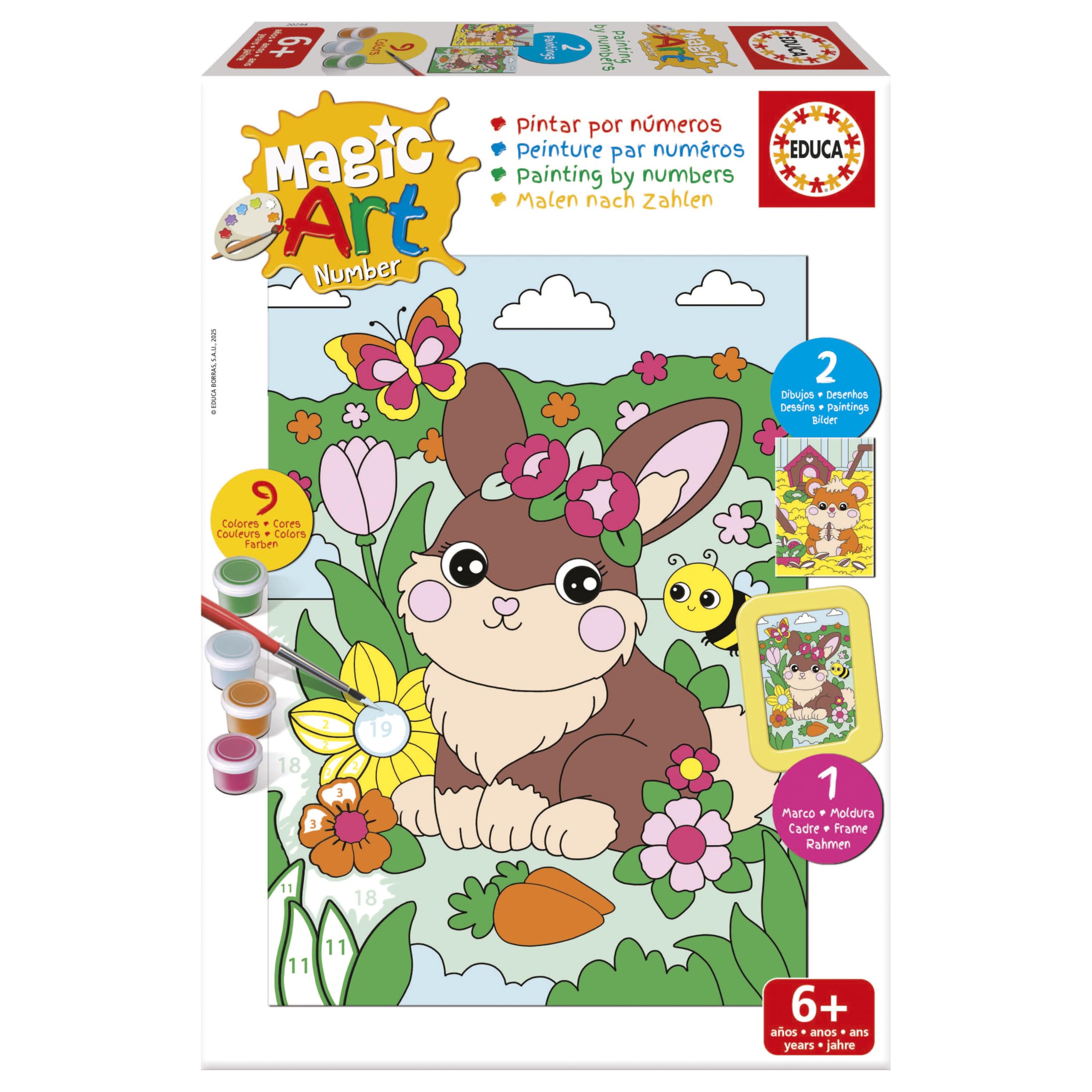 educa-magic-art-number-20294-maskottchen-malen-nach-zahlen-ab-6-j image 1