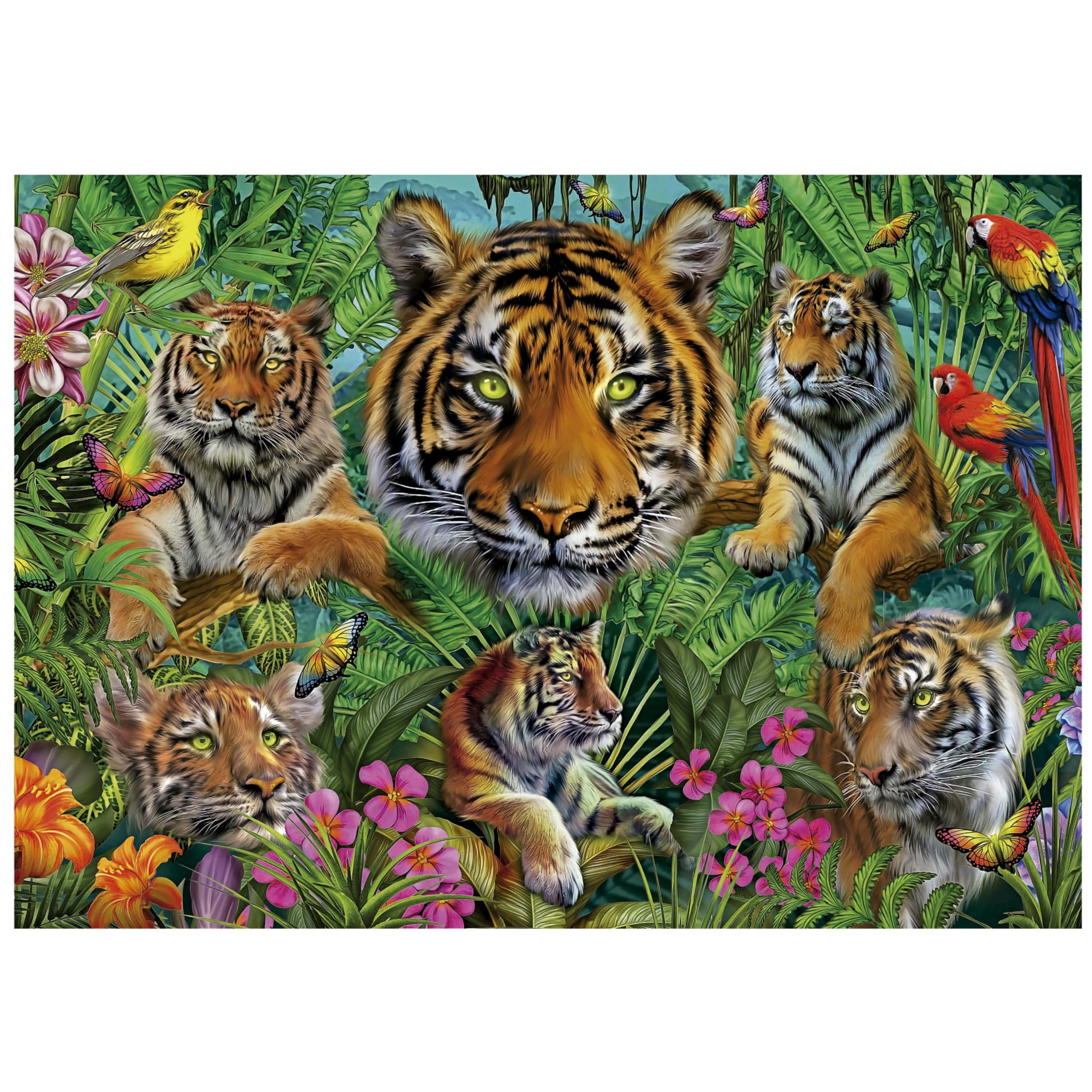 educa-tiger-im-dschungel-19902-puzzle-500-teile-ab-11-jahren image 3