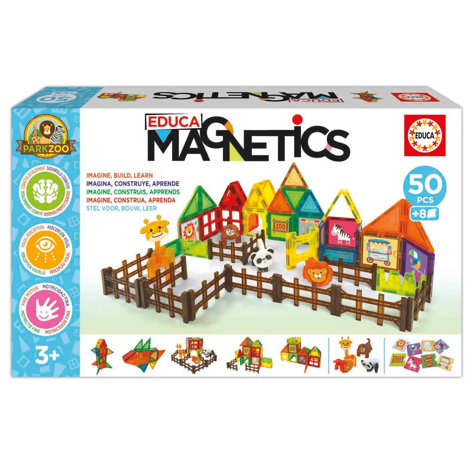 educa-magnetics-park-zoo-magnetbausteine-50-teile-ab-3-jahren image 1