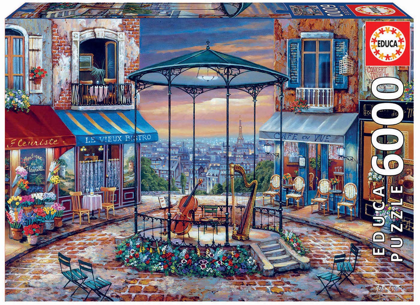 educa-abendmusik-in-paris-18016-puzzle-6000-teile-paris image 1
