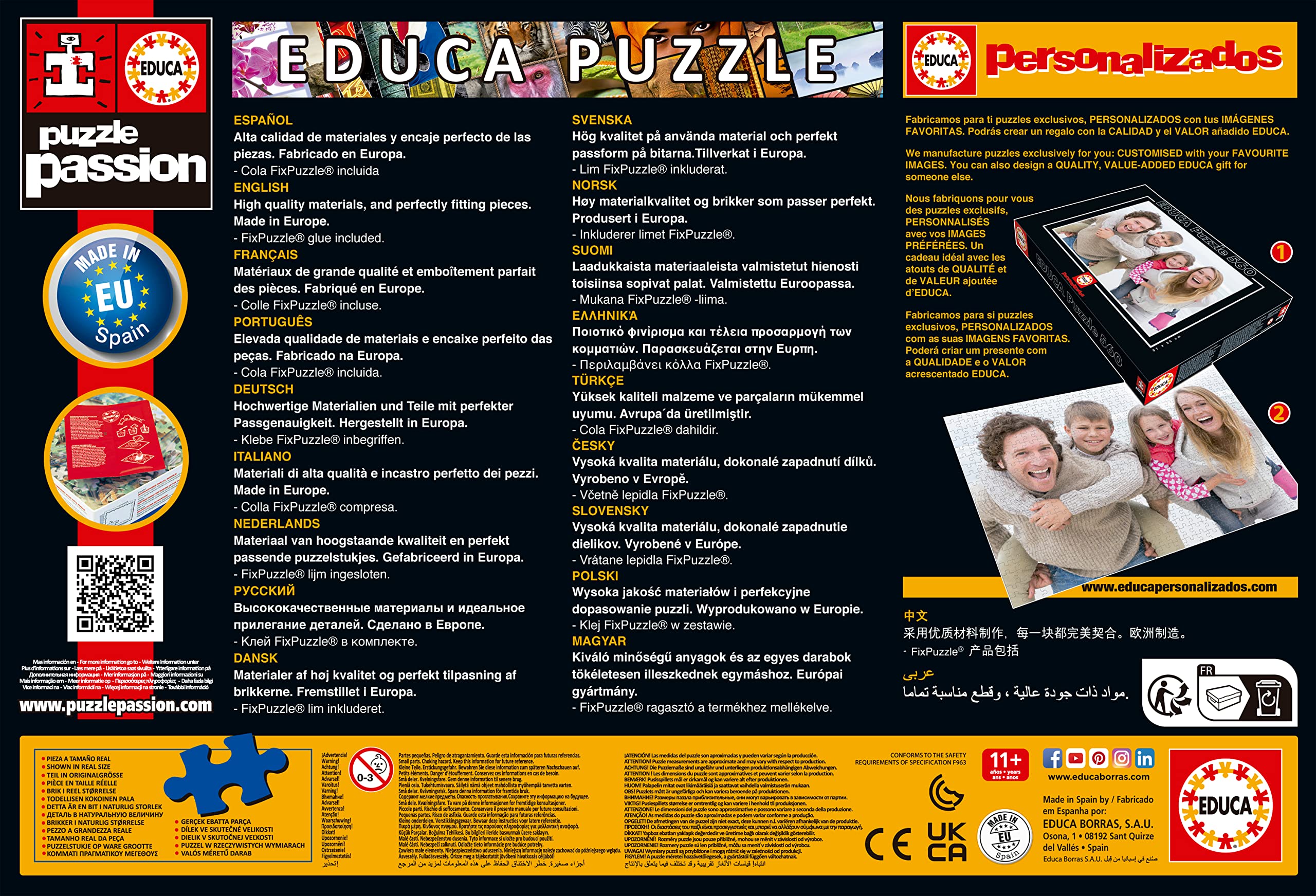 educa-wei-er-hai-18478-500-teile-puzzle-meerestiere image 3