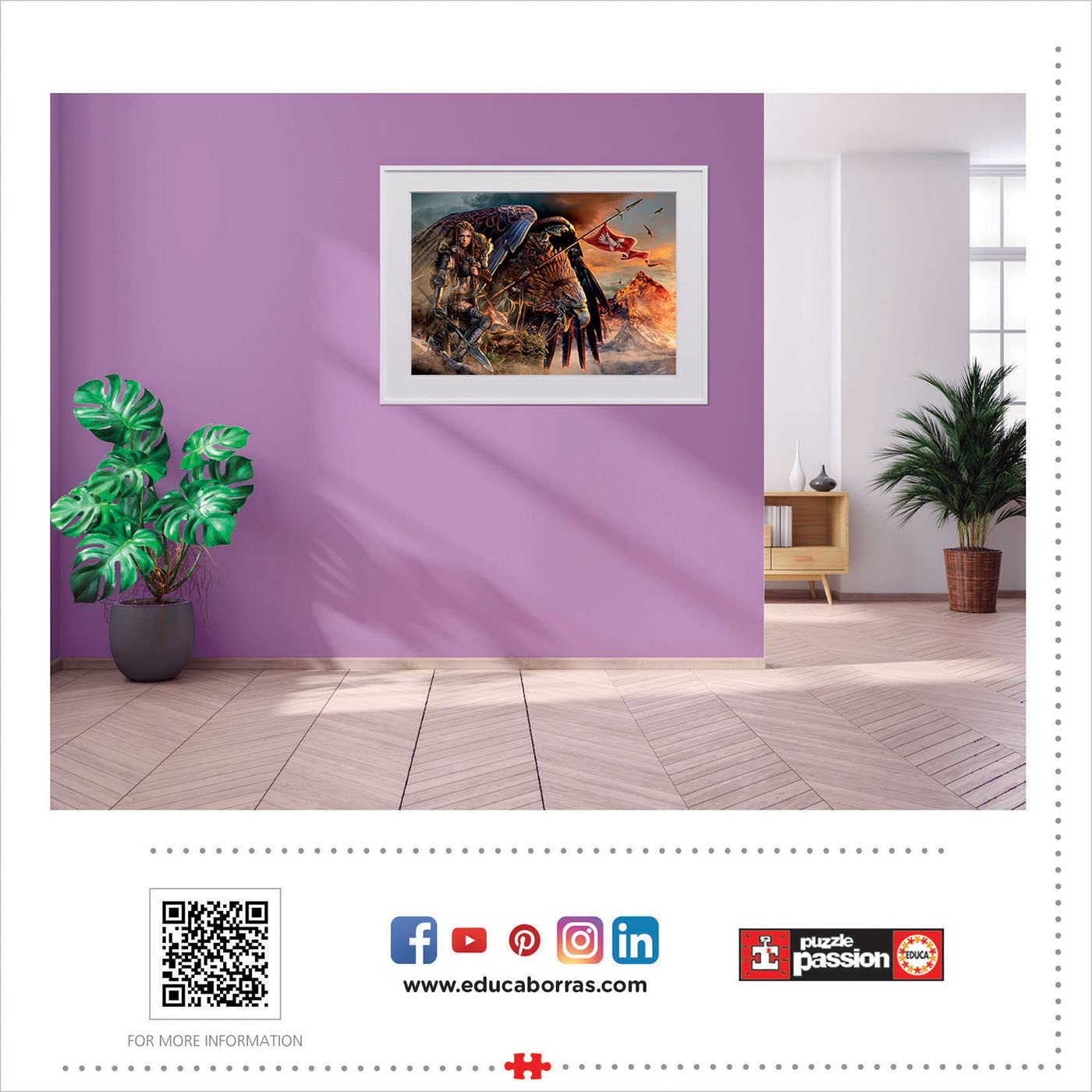 educa-eagle-rider-19277-puzzle-2000-teile-fantasy image 4