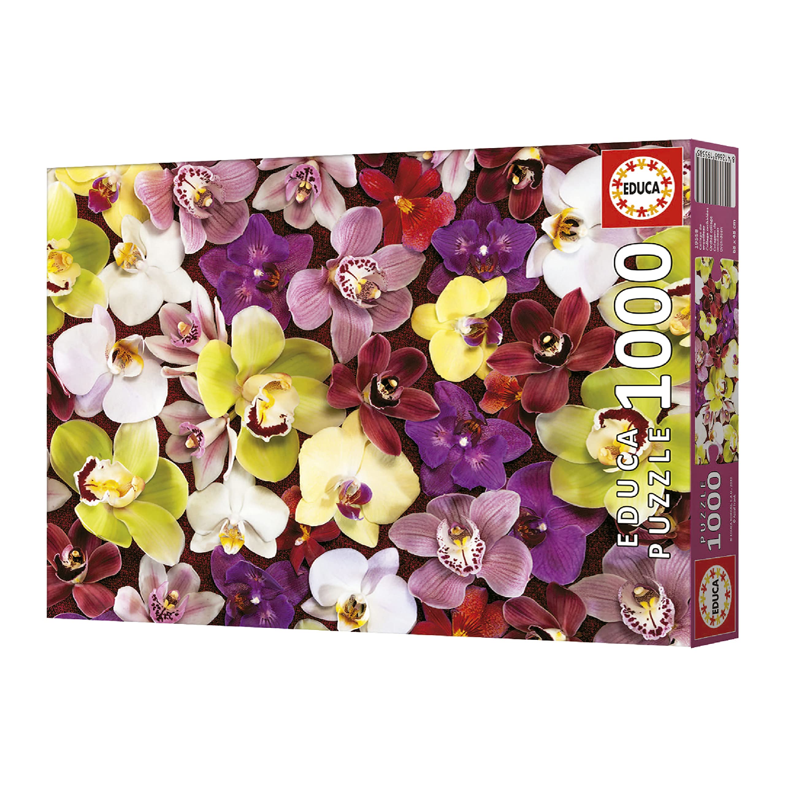 educa-19558-orchideen-collage-puzzle-1000-teile image 4