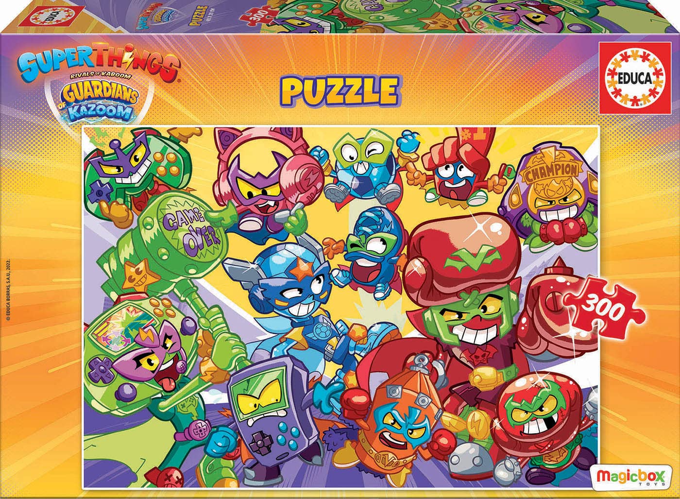 educa-superthings-19302-kinderpuzzle-300-teile-ab-6-jahren image 1
