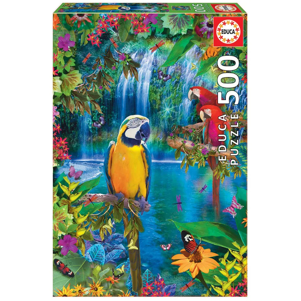 educa-v-gel-in-den-tropen-15512-puzzle-500-teile image 1