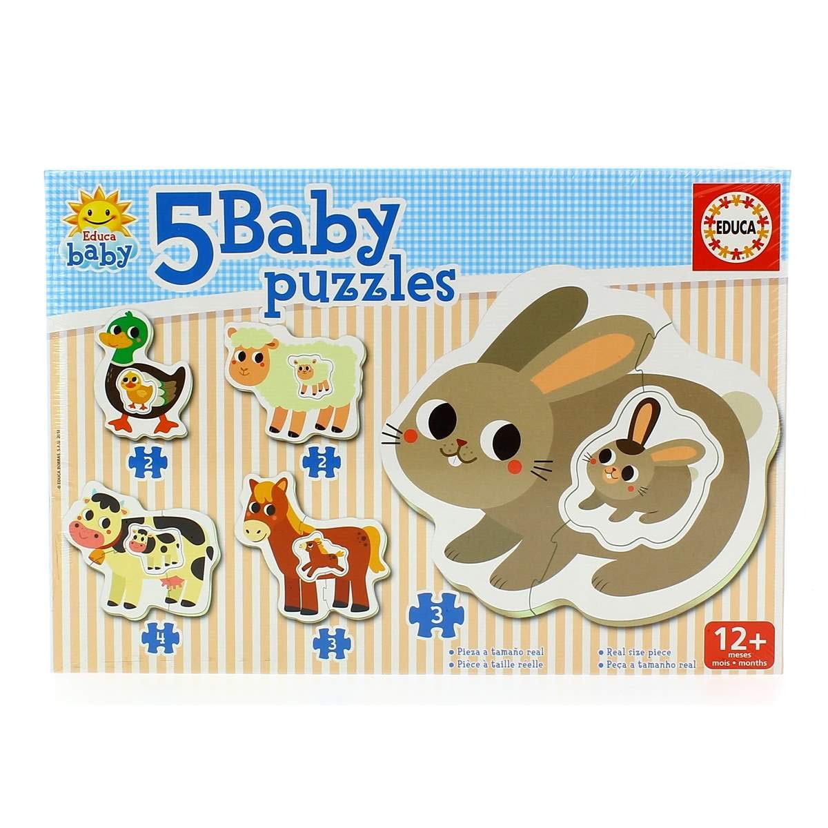 educa-baby-puzzle-bauernhof-17574-5in1-ab-12-monaten image 1